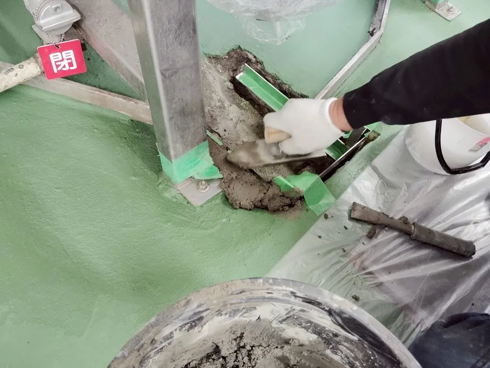 【排水溝枠補修】