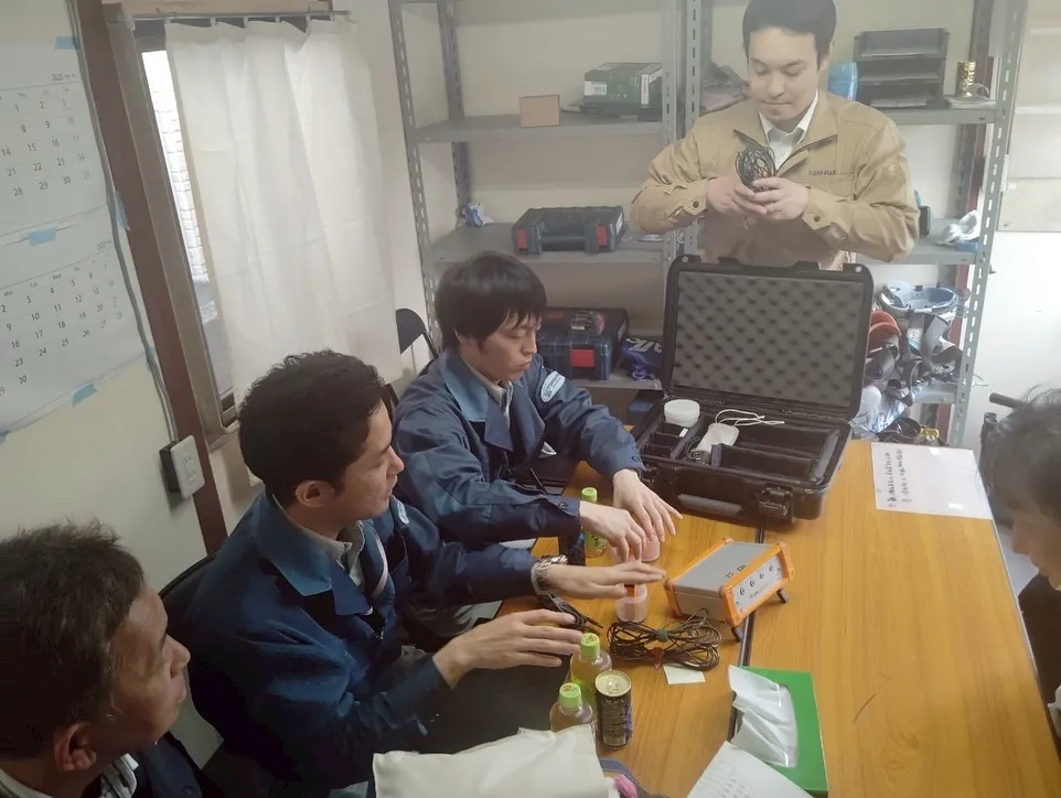 現場にて鉄筋腐食診断を行いました👷