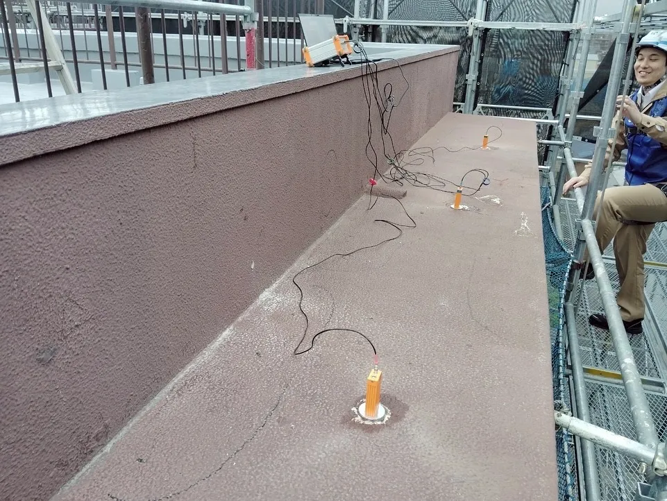 現場にて鉄筋腐食診断を行いました👷