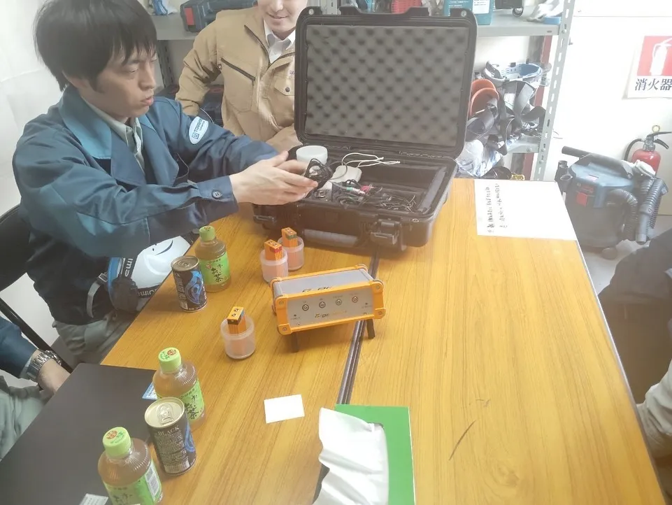 現場にて鉄筋腐食診断を行いました👷