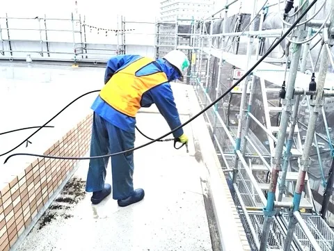 屋上洗浄工事👷‍♂️
