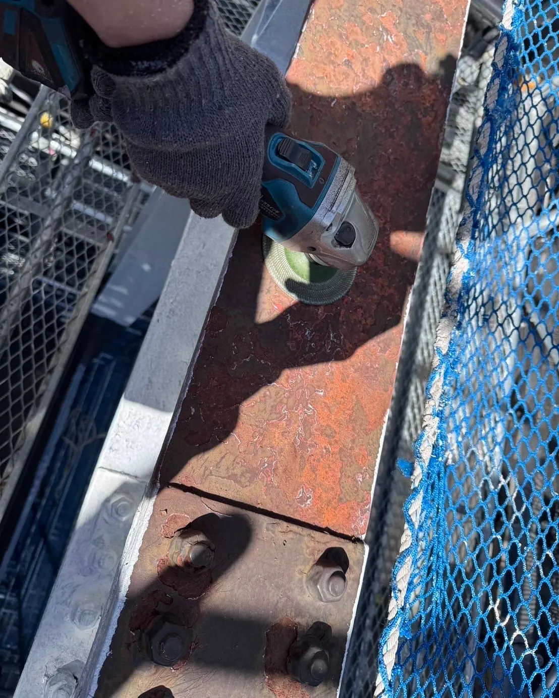 鉄骨階段ケレン👷‍♂️