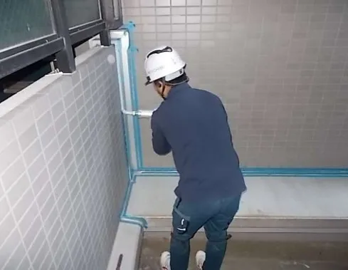 シーリング工事👷‍♂️変性シリコンシーリング仕上げ