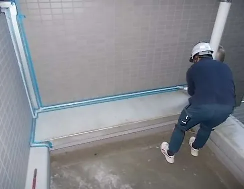 シーリング工事👷‍♂️変性シリコンシーリング仕上げ