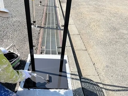 塗装作業👷‍♂️駐車禁止⚠️🚫