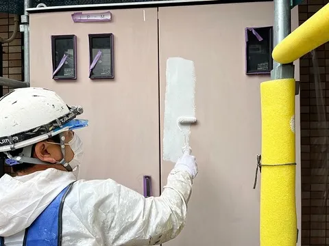 塗装作業👷‍♂️分電盤🚧