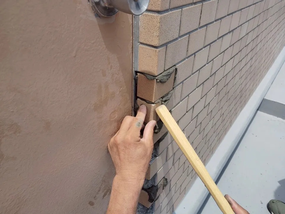 タイル張替え工事👷‍♂️