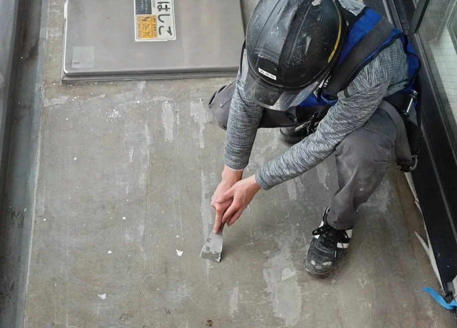 長尺シート工事👷‍♂️バルコニー🚧