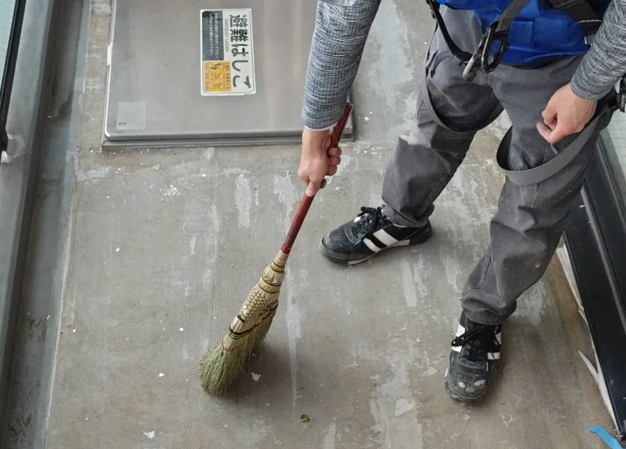 長尺シート工事👷‍♂️バルコニー🚧