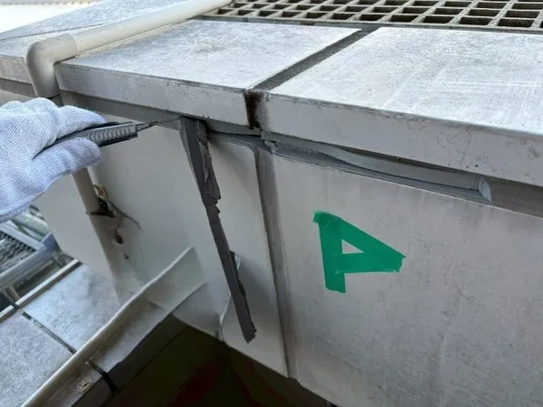 パネル目地シーリング工事を行いました⛑️