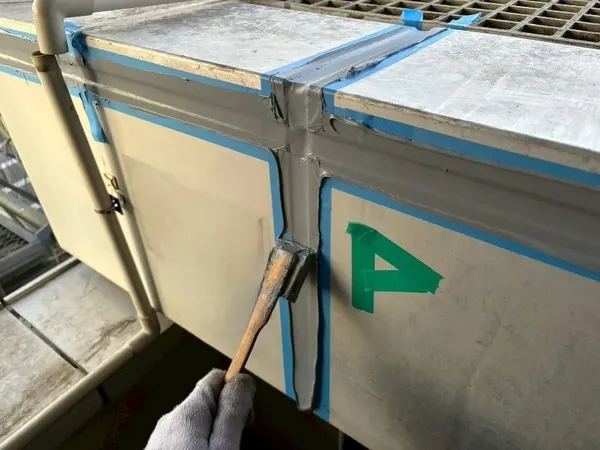 パネル目地シーリング工事を行いました⛑️