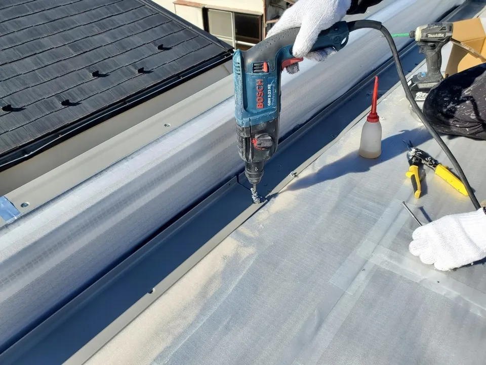 銅板取付工事を実施しました🛠️