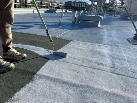 アスファルト防水工事を行いました👷‍♂️